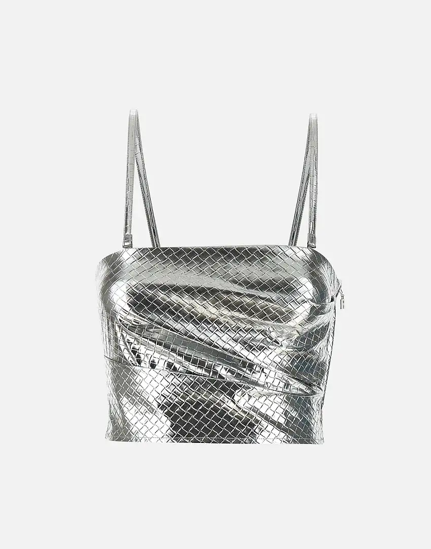 "Draped Braided Top" 52153776