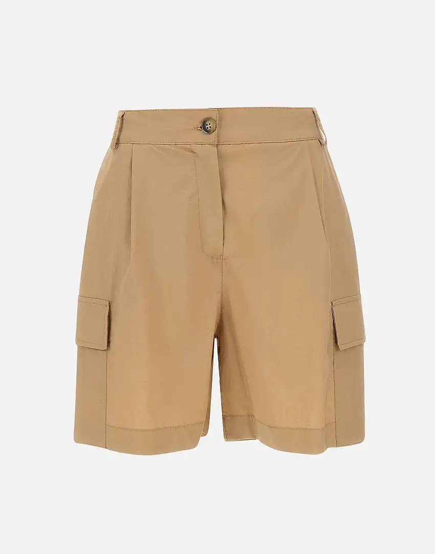 Cotton poplin shorts 65554763