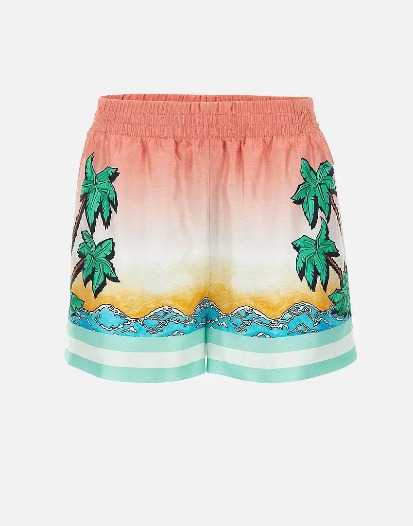 "Tennis Club Silk Shorts" 68629610