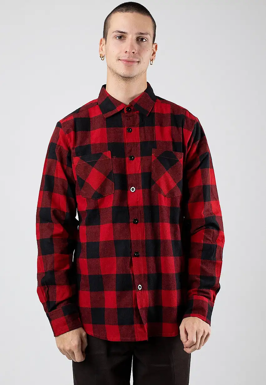 Impericon - Flanell Black/Red - Camicia