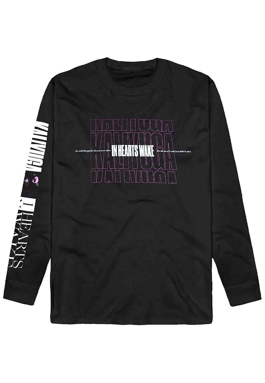 In Hearts Wake - Burn - T-Shirt a maniche lunghe