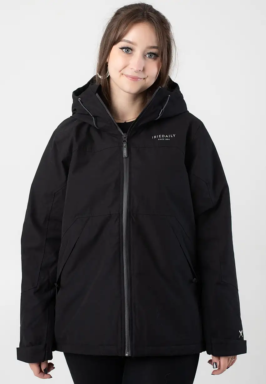 Iriedaily - Kat Hooded Black - Giacca