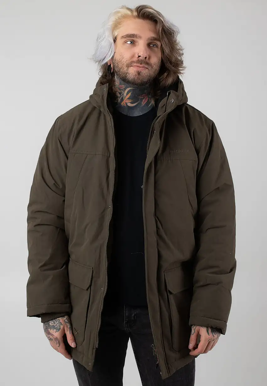 Iriedaily - Nilas Parka Dark Olive - Giacca