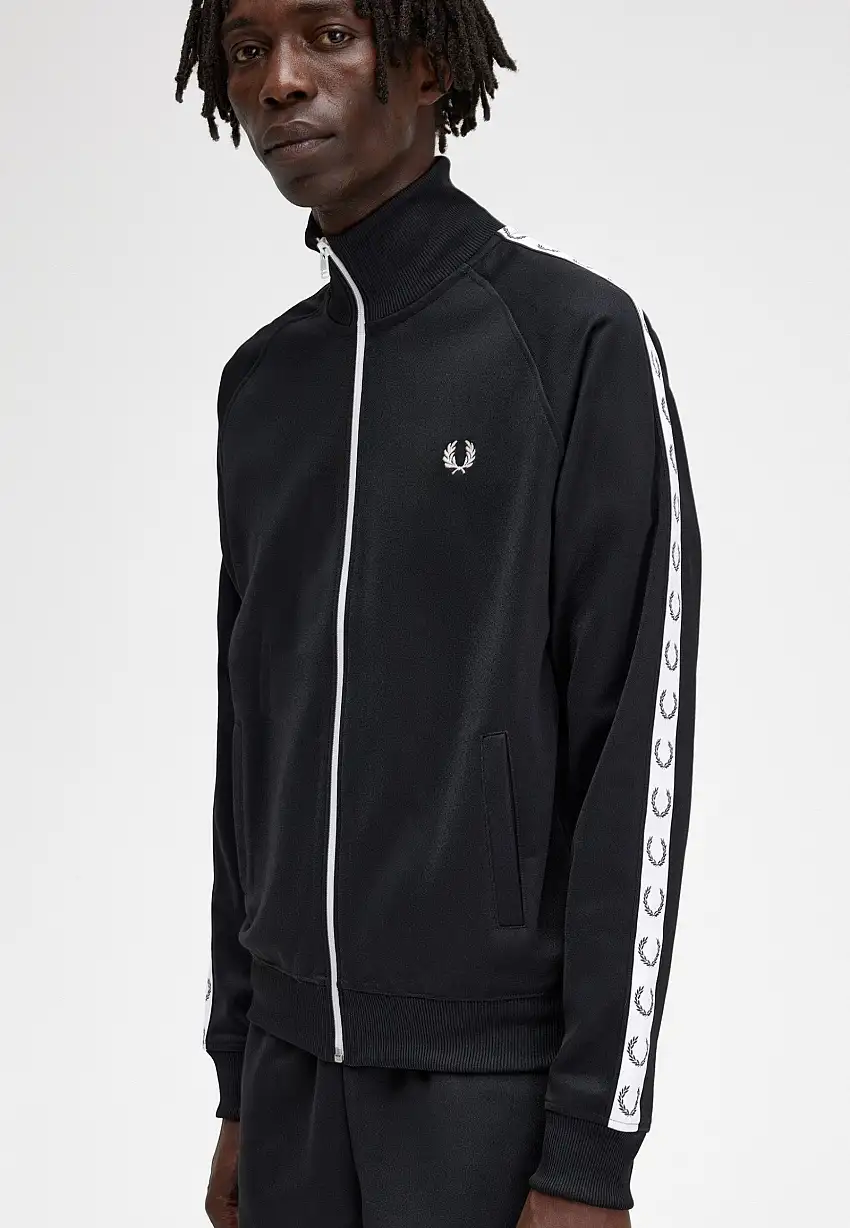 Fred Perry - Taped Black - Giacca della tuta