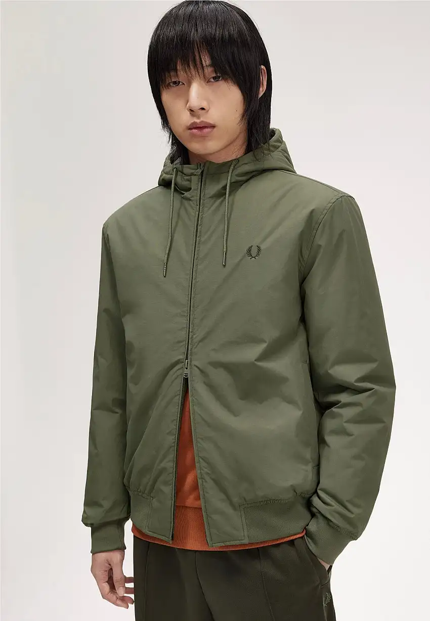 Fred Perry - The Hooded Brentham Lrl Wrth Green - Giacca