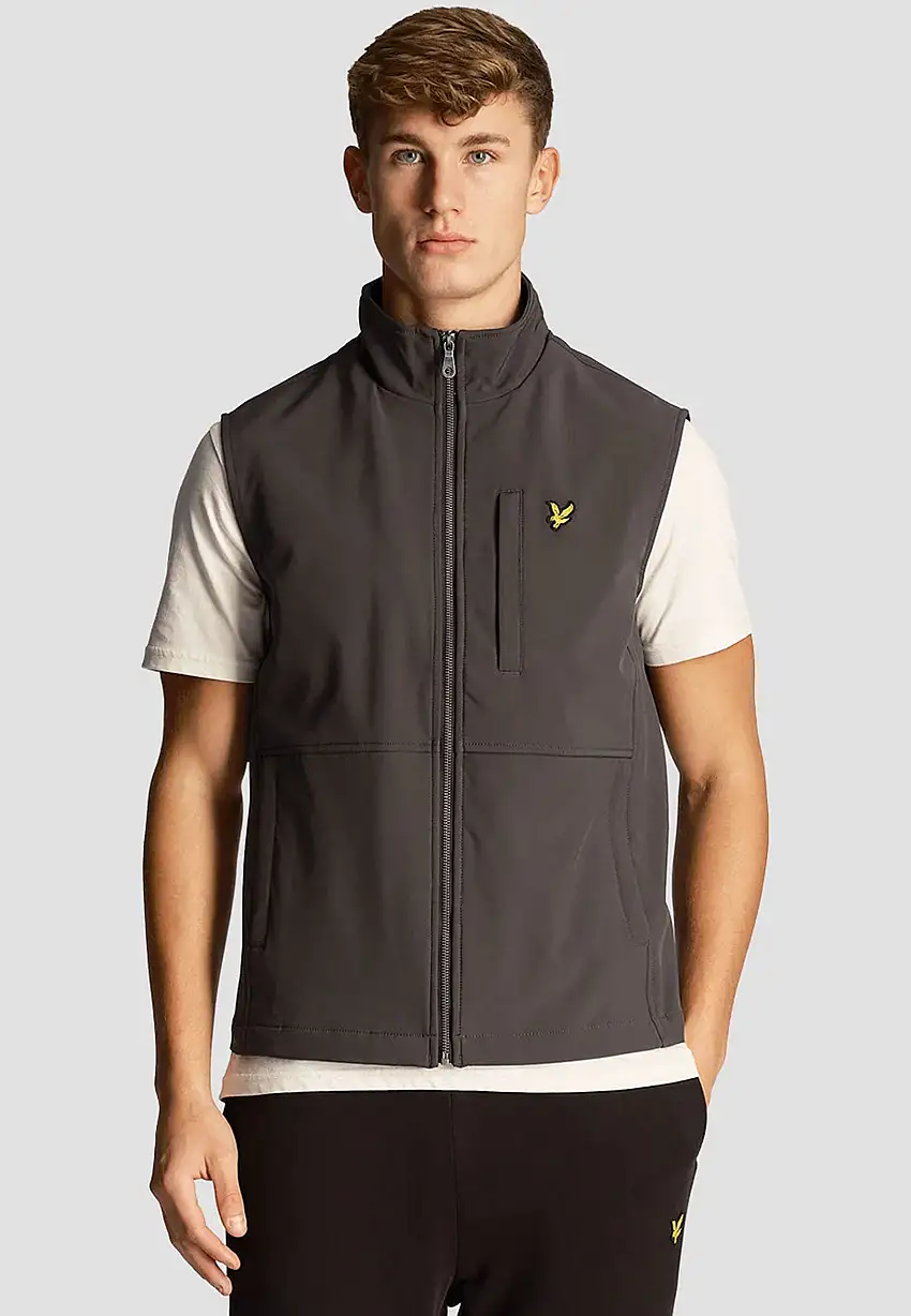 Lyle & Scott - Softshell Gunmetal - Gilet