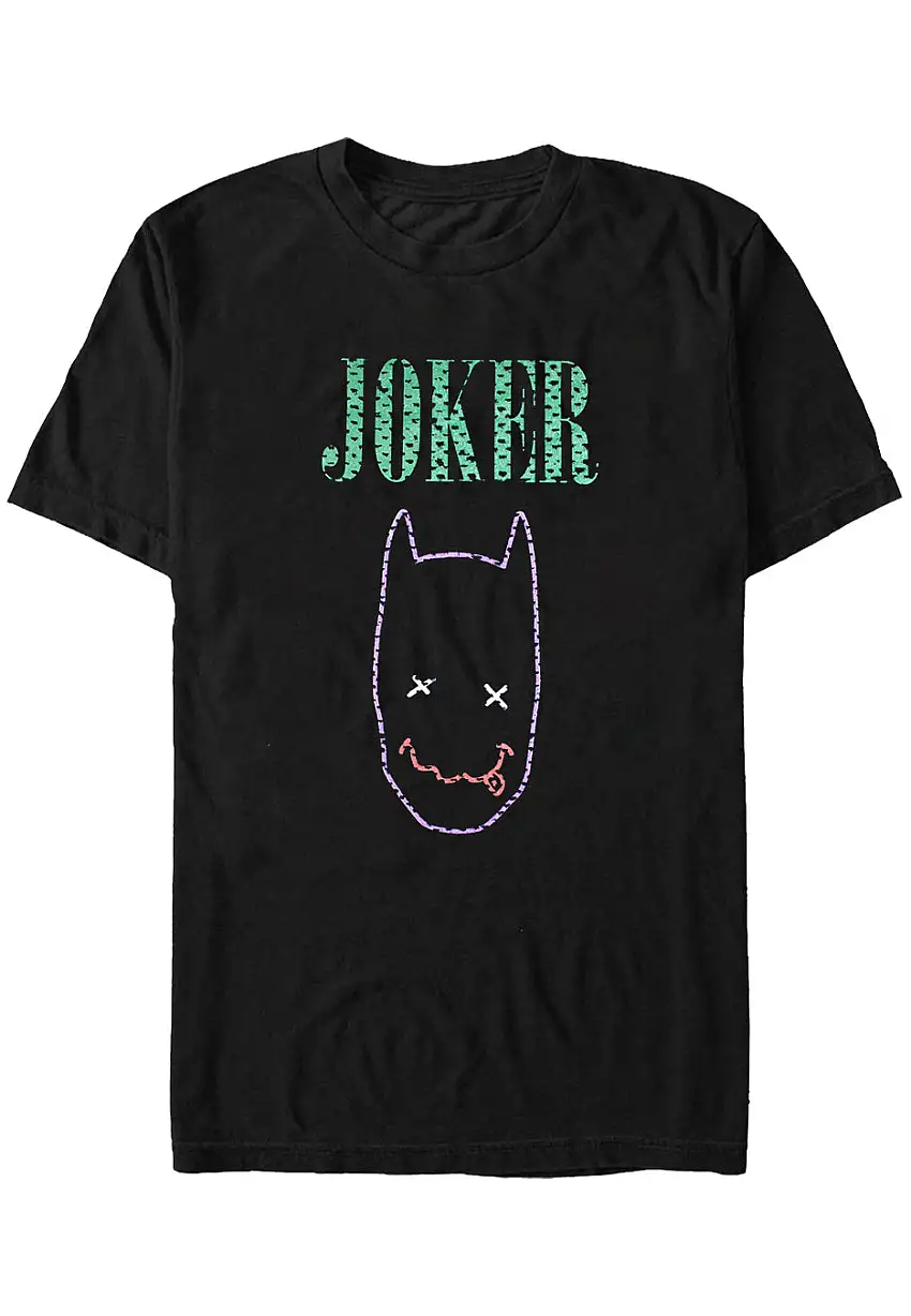 Joker - Bat Man Smile Sketch - T-Shirt