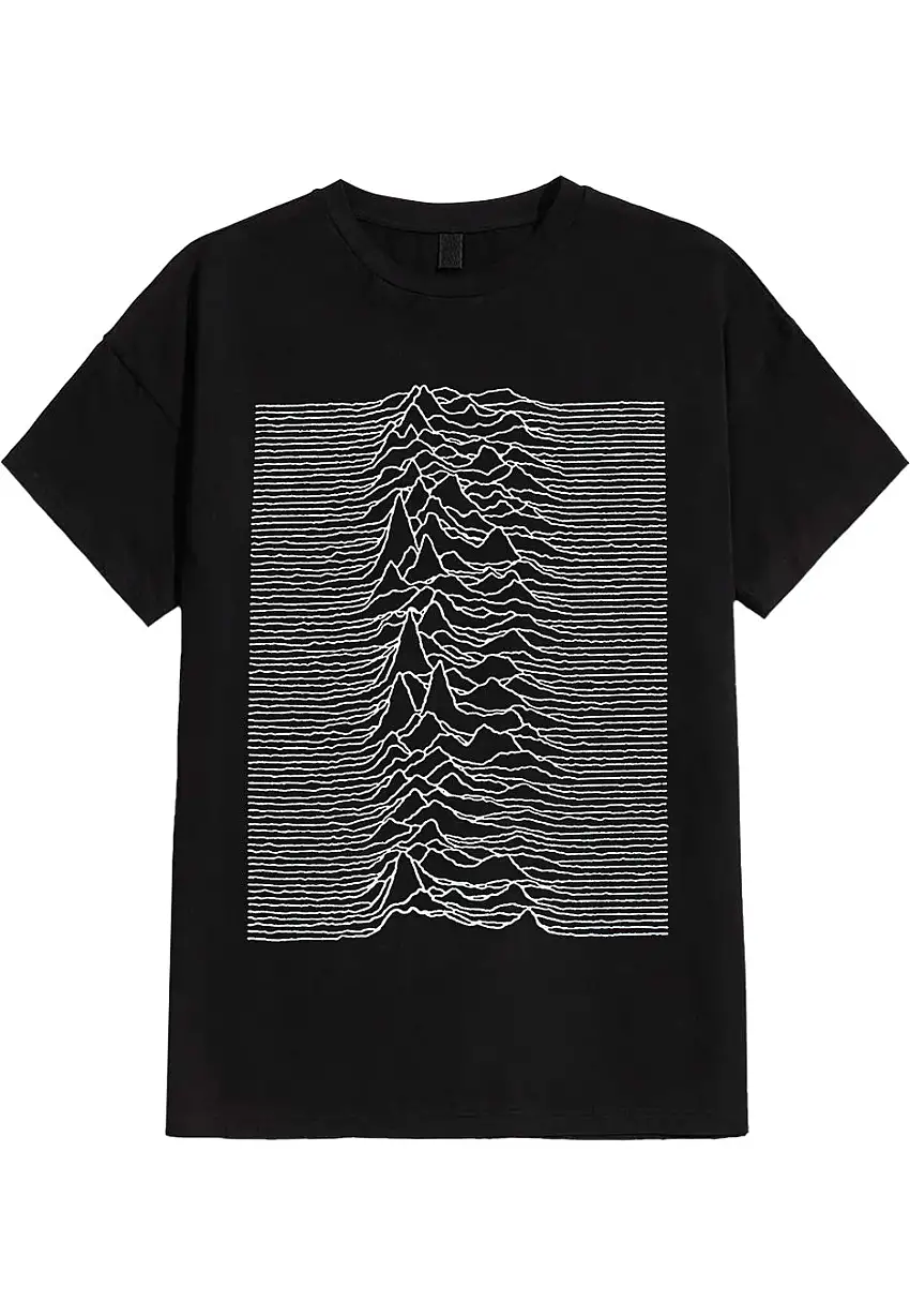 Joy Division - Unknown Pleasures (Back Print) - T-Shirt