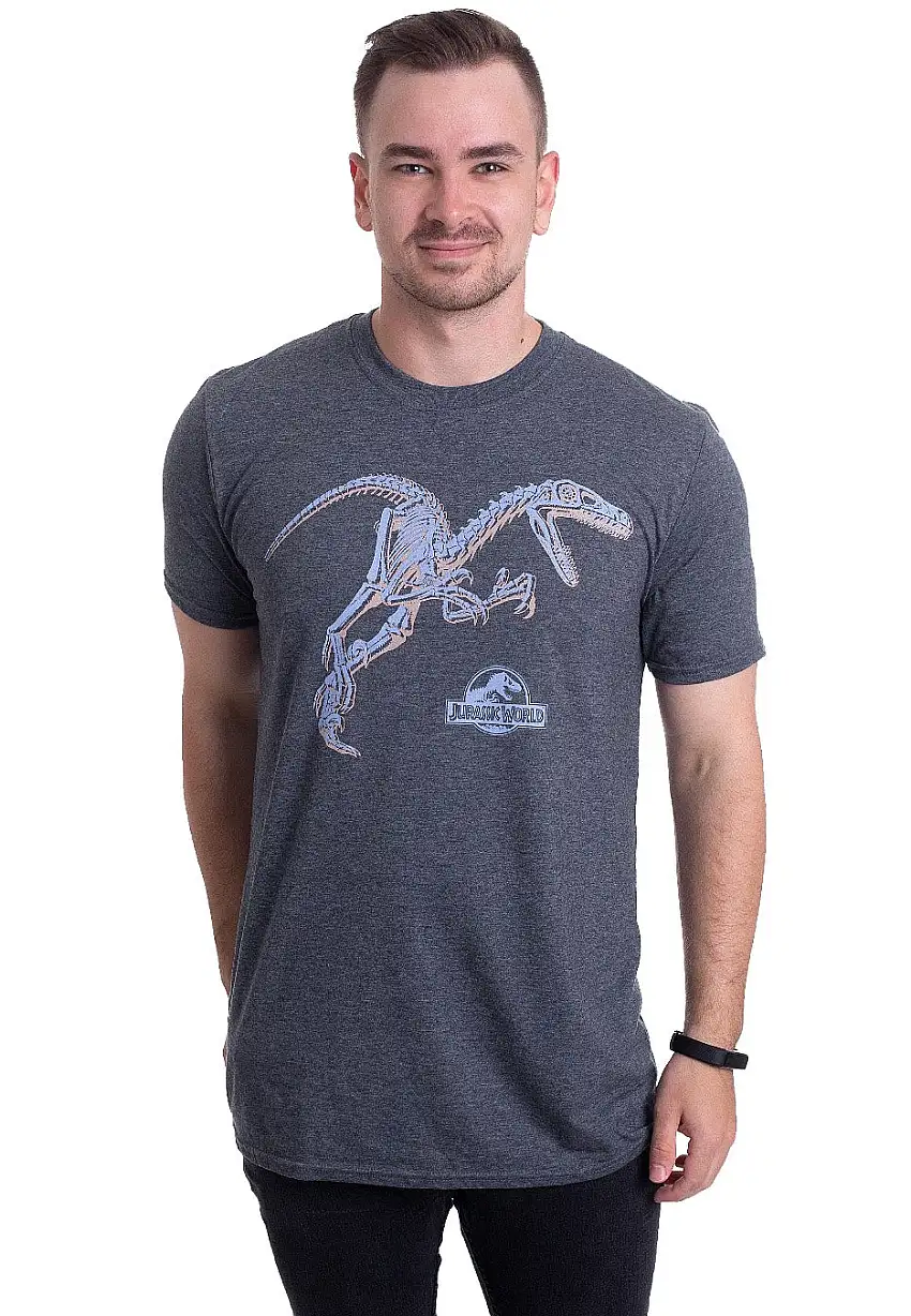 Jurassic World - Blue Raptor Charcoal - T-Shirt