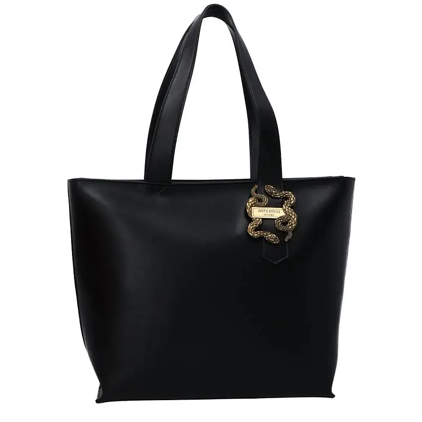 DRUMED CALF SNAKES Nero