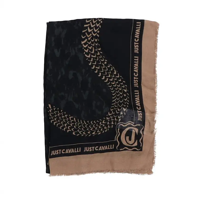 PASHMINA JC PRINT SEASONAL Nero