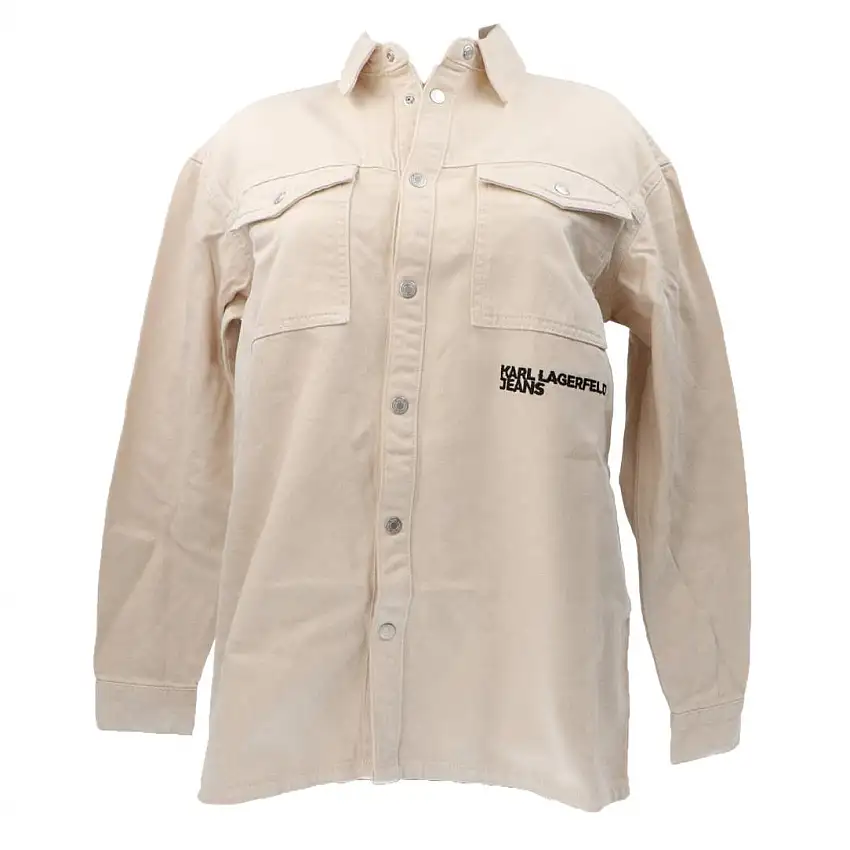 RELAXED OVERSHIRT 245J1600 Beige