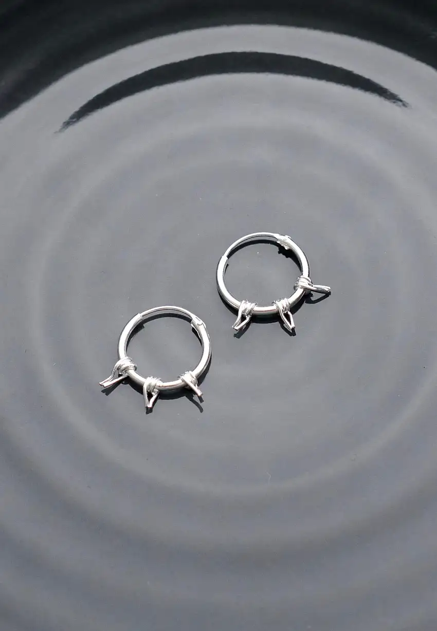 Wildcat - Double Mesh Silver - Orecchini