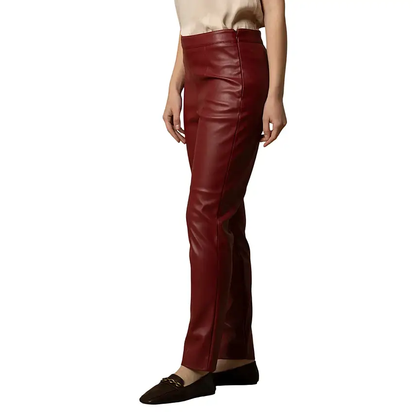 Pantalone Donna dritto in ecopelle