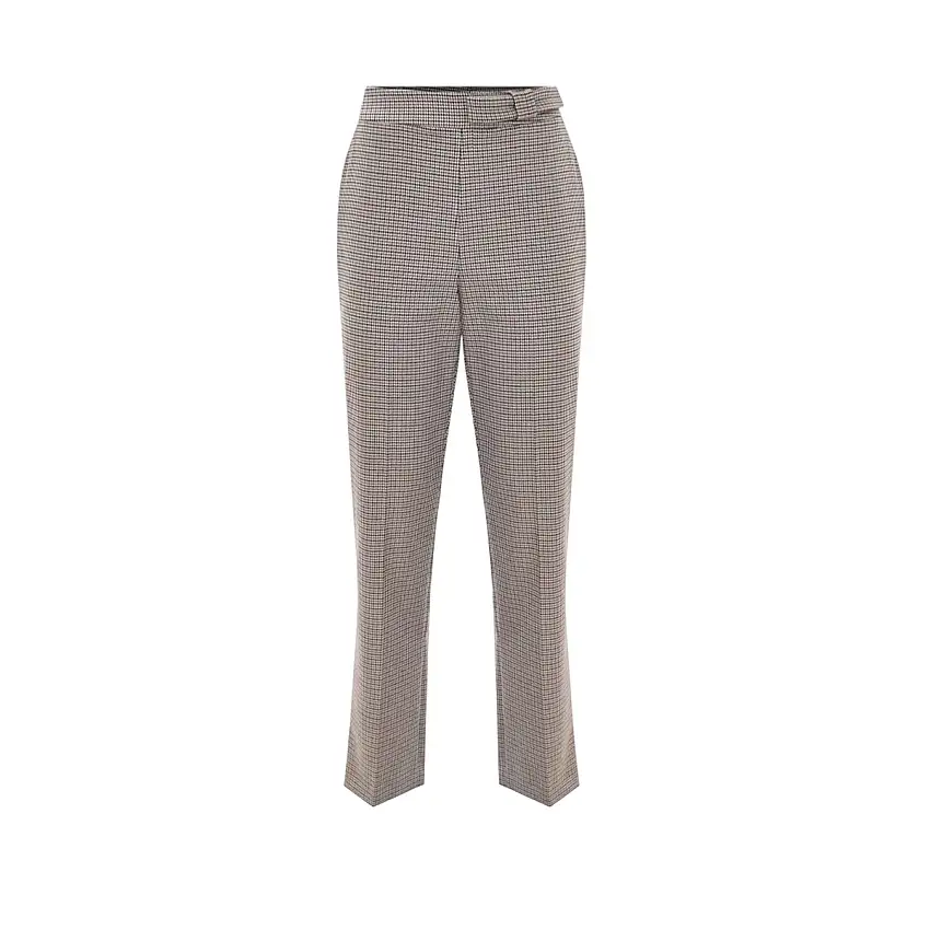 Pantalone Donna pied de poule con zip