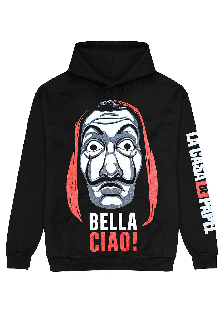 La Casa De Papel - Jumbo Face - Felpa con cappuccio