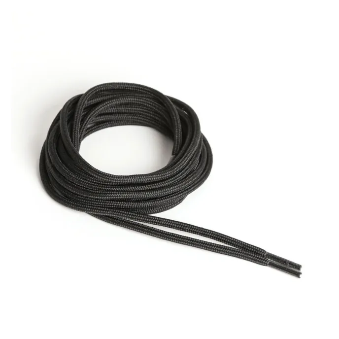 Lacci tondi per calzature da lavoro neri FTG