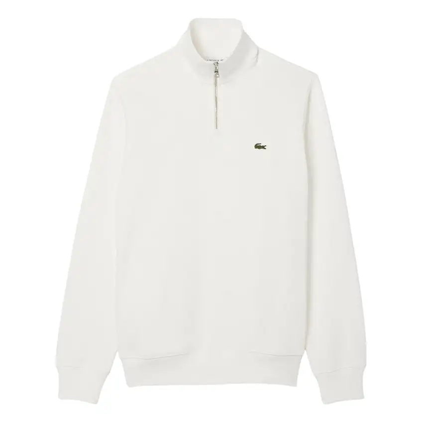 Felpa Uomo mezza zip a costine