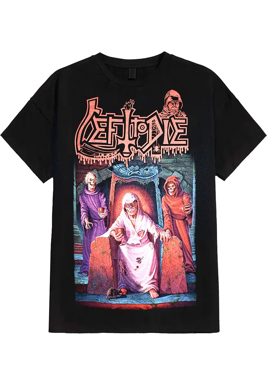 Left To Die - Screaming Bloody Leprosy Across Europe 2024 - T-Shirt