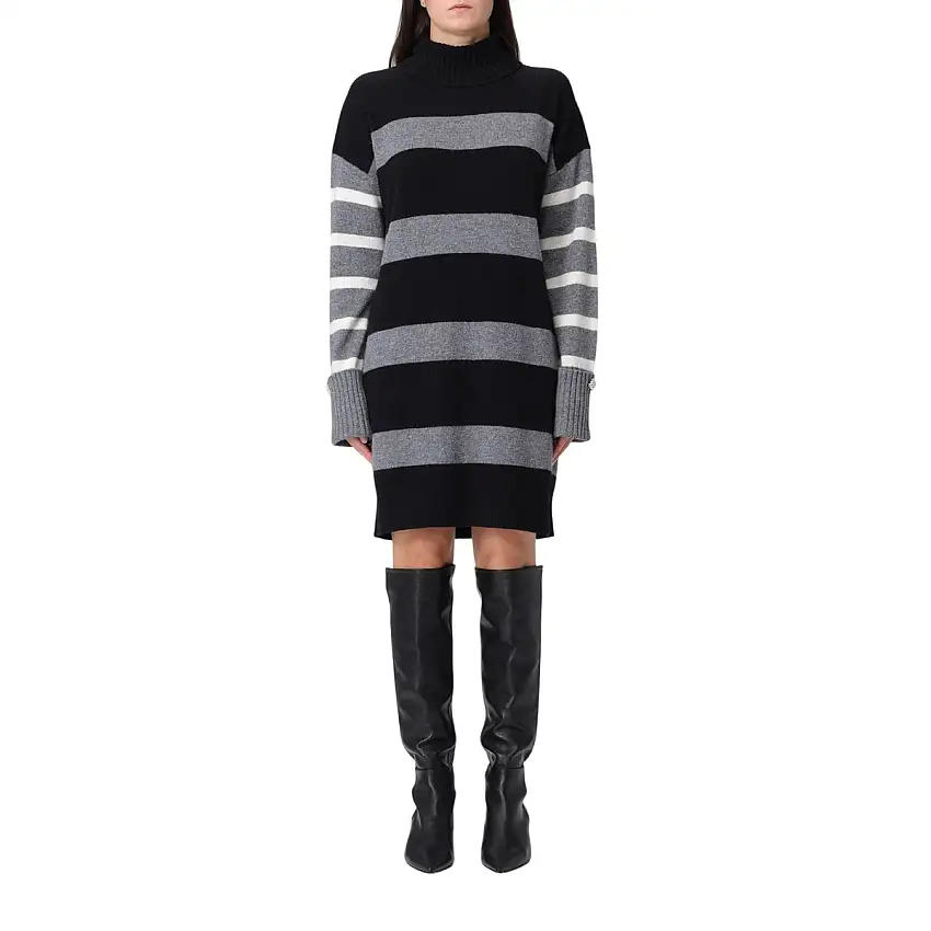 Abito Donna in lana rigato