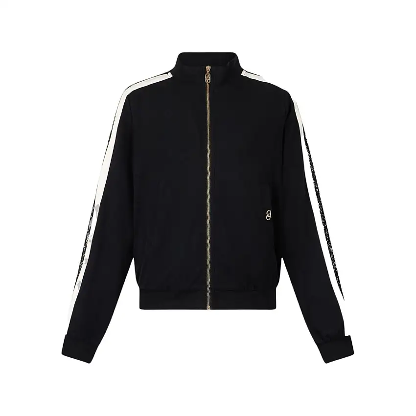 Felpa Donna con inserto in pizzo