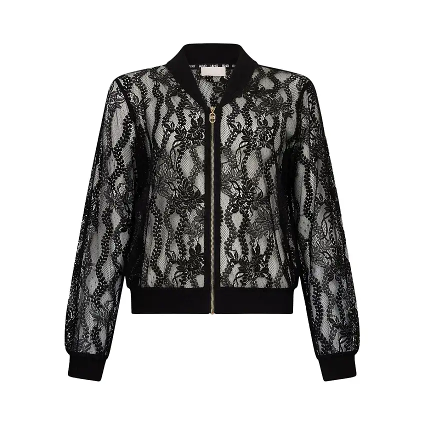 Giacca Donna bomber in pizzo