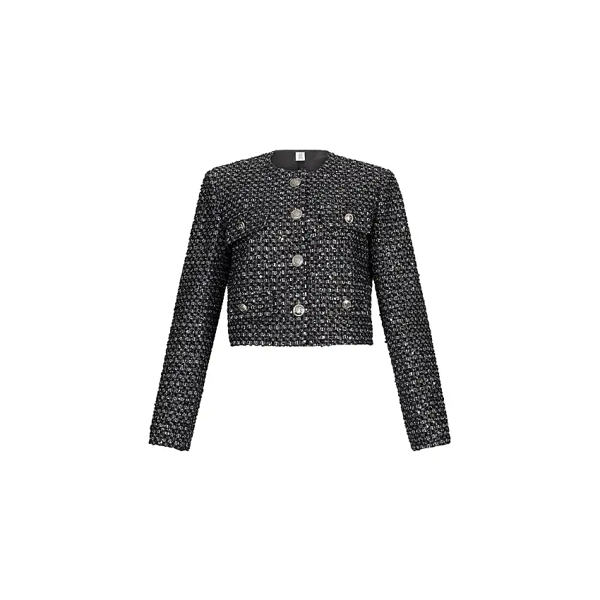 Giacca Donna bouclé con paillettes