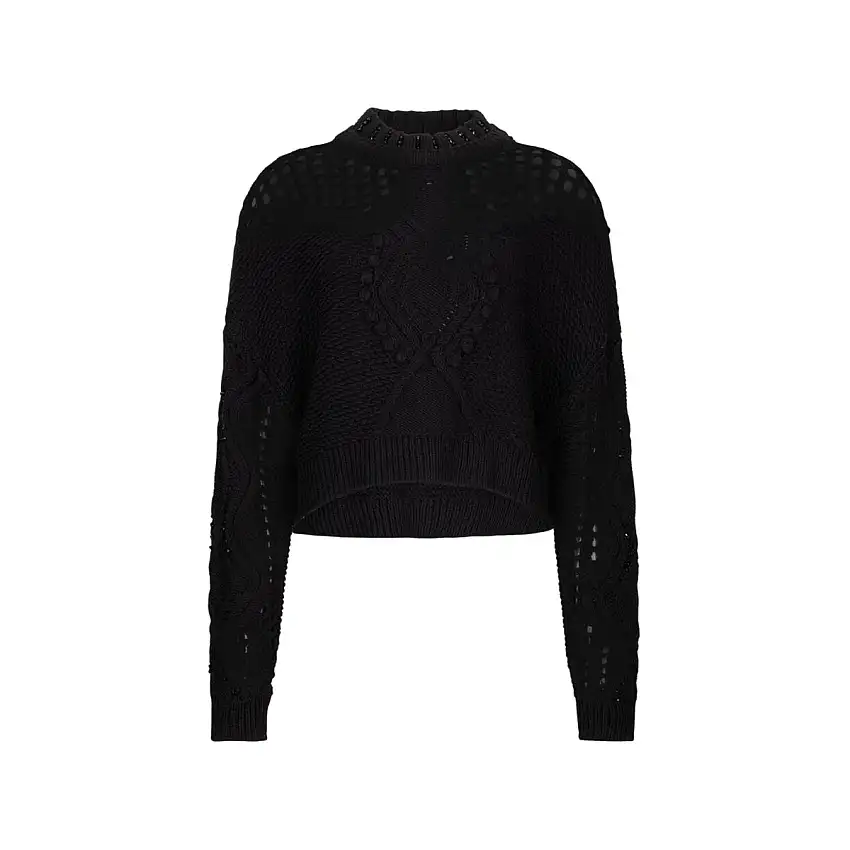 Maglia Donna in lana con traforature