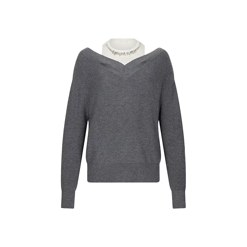 Maglione Donna con ricami gioiello