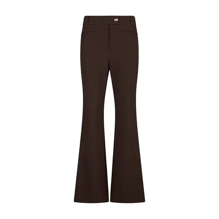 Pantalone Donna tinta unita a zampa