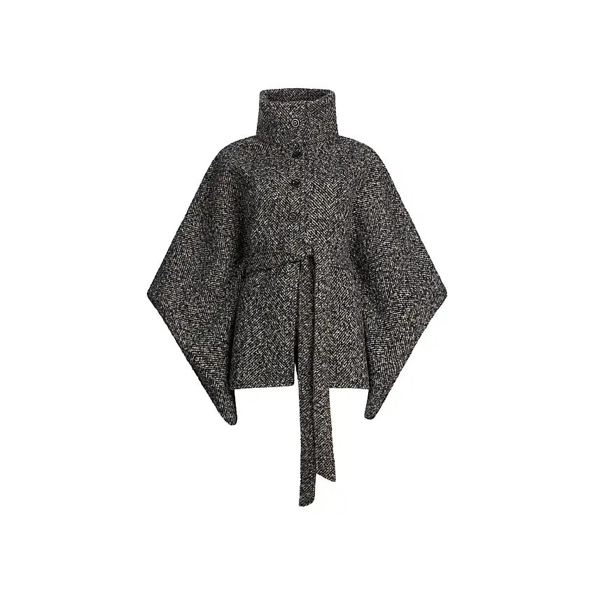 Poncho Donna a kimono con cintura