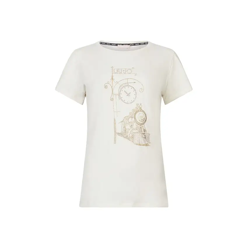 T-shirt Donna con stampa frontale