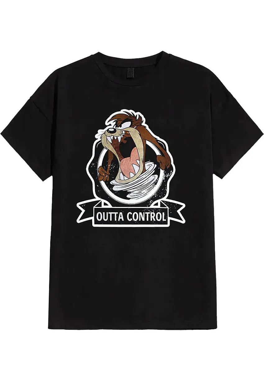 Looney Tunes - Taz Badge Outta Control - T-Shirt