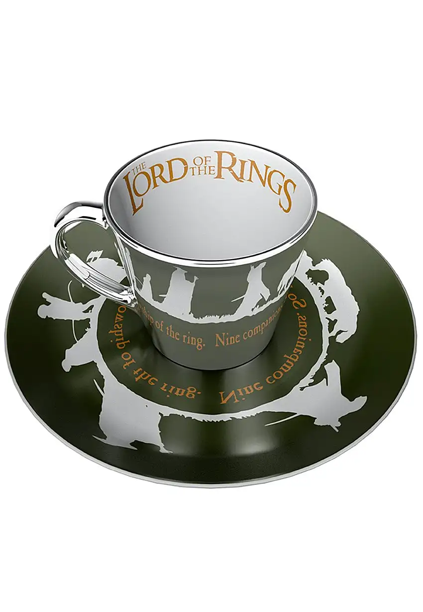 The Lord Of The Rings - Mirror Mug & Plate - Set