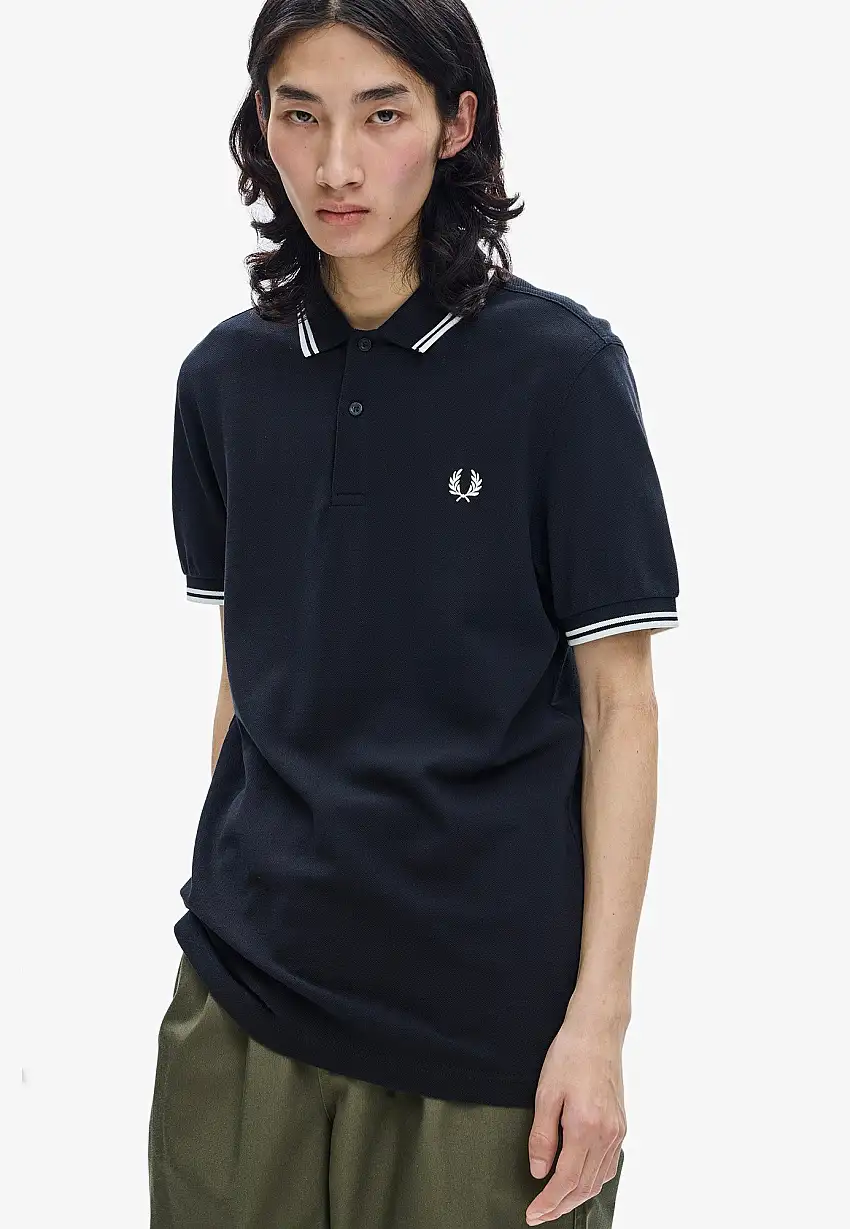 Fred Perry - Twin Tipped Fred Perry Black - Polo