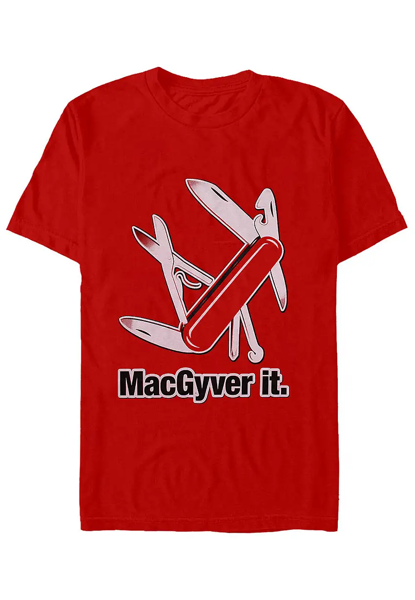 MacGyver - MacGyver It Red - T-Shirt