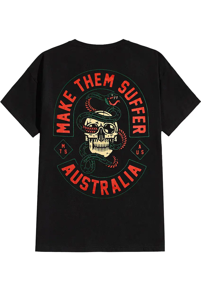Make Them Suffer - Skull Snake - T-Shirt