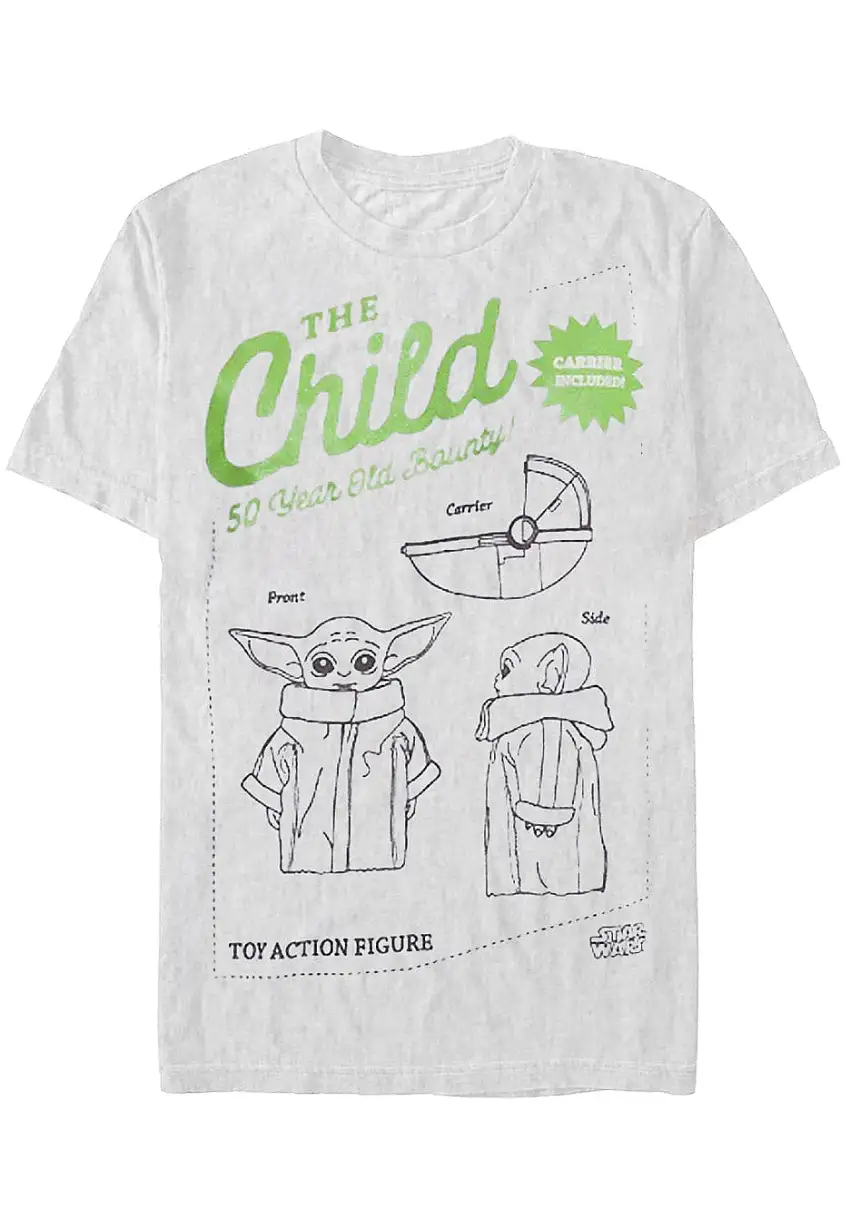 The Mandalorian - The Toy Action Figure Heather Grey - T-Shirt