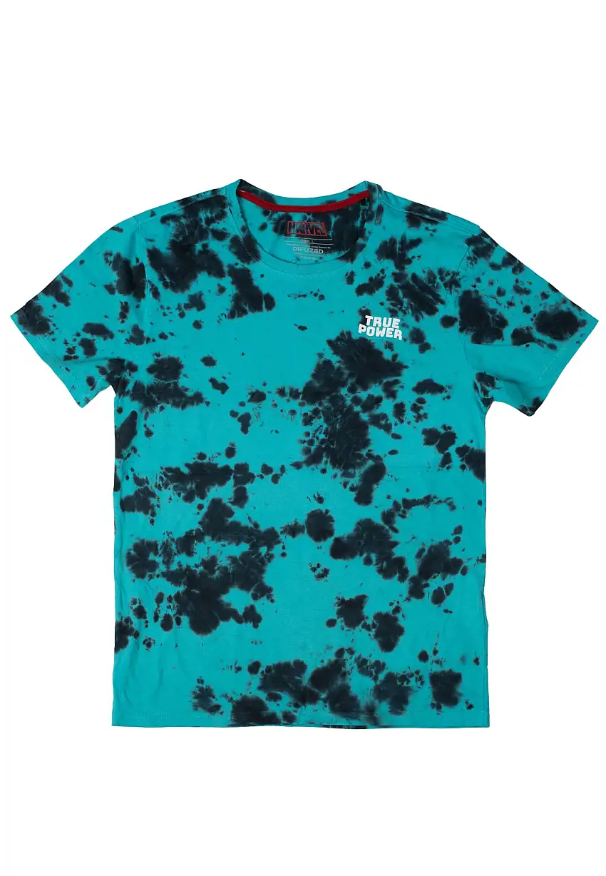 Marvel Comics - Tie Dye Icon Blue - T-Shirt
