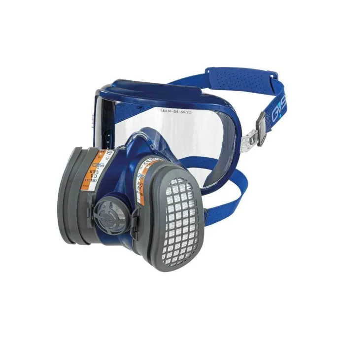 Maschera da lavoro con due filtri e visiera Logica SPR401