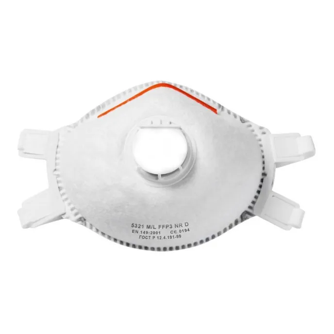 100 Pezzi - Mascherine con valvola Monouso CE a conchiglia