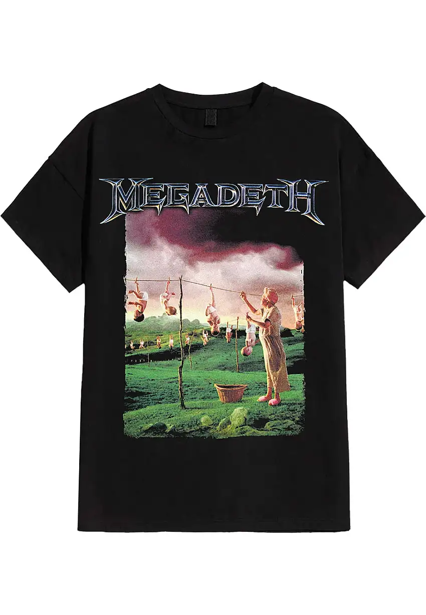 Megadeth - Youthanasia Tracklist - T-Shirt