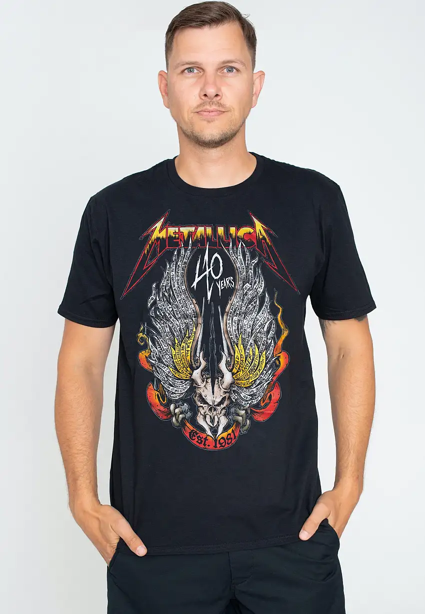Metallica - 40 Years Vulturious - T-Shirt