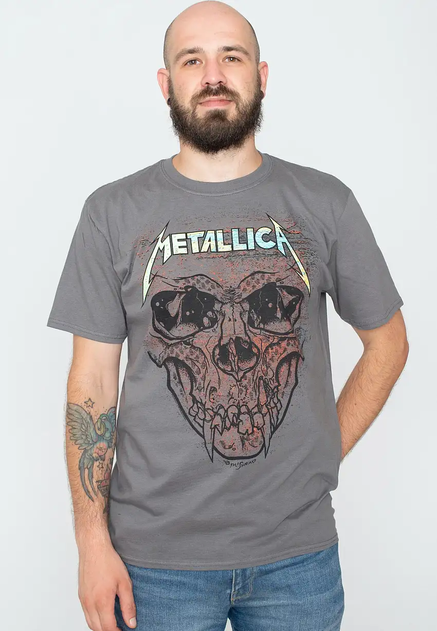 Metallica - Pushead Rusted Charcoal - T-Shirt