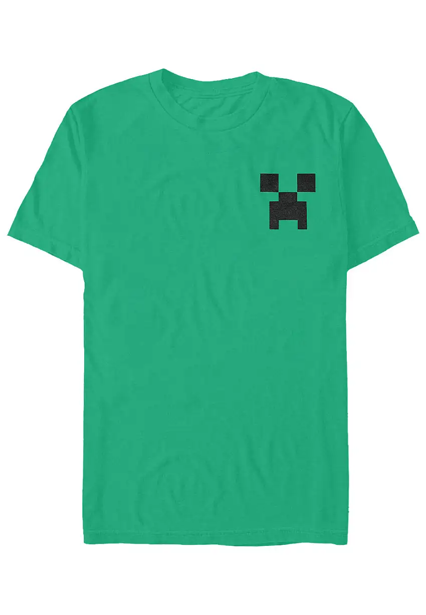 Minecraft - Creeper Pocket Kelly Green - T-Shirt