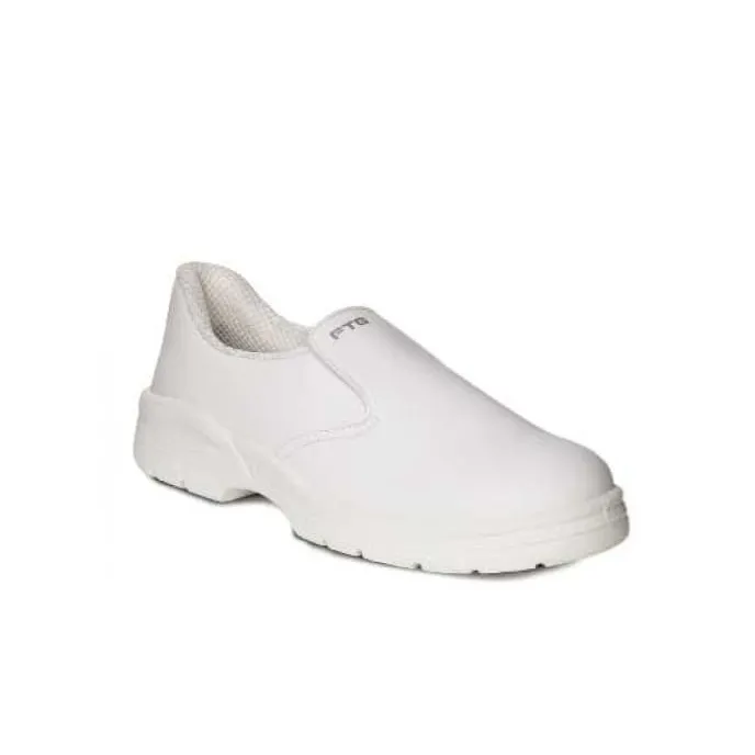 Scarpe antinfortunistiche Bianche Mocassino antinfortunistico FTG Chef White S2 SRC Antiscivolo