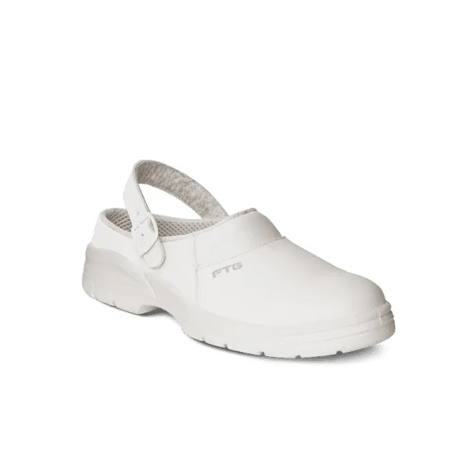 Scarpe antinfortunistiche Bianche Mocassino antinfortunistico FTG Cook White SB A WRU FO SRC