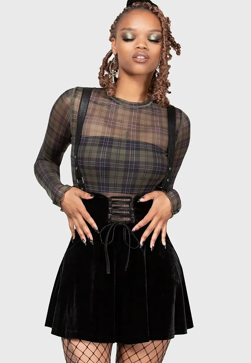 Killstar - Moss Cover Mesh Green - Top