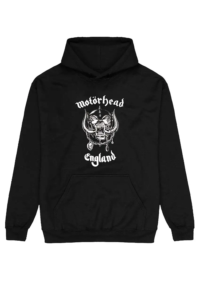 Motörhead - England - Felpa con cappuccio