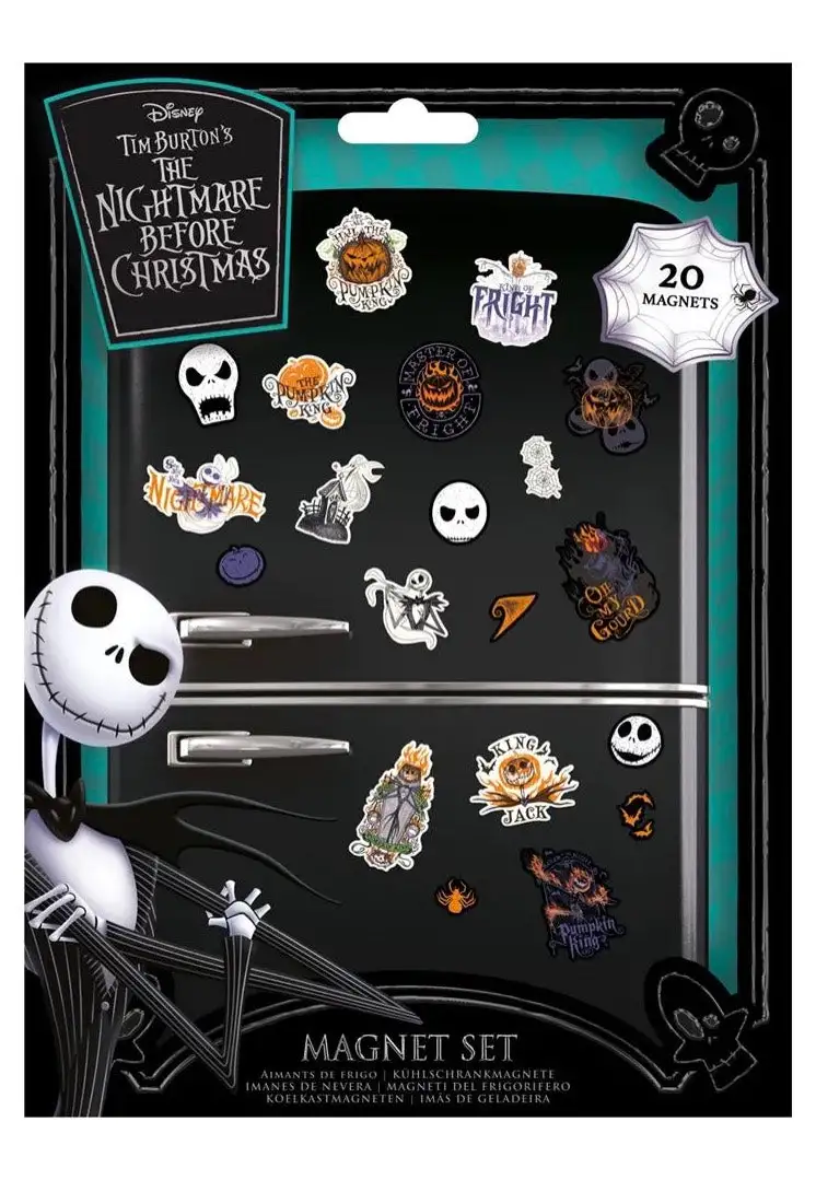 The Nightmare Before Christmas - Colourful Shadows - Magnet Set